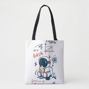 Sac à main de dessin animé d'astronaute mignon dan