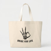 Sac à main de fête de bachelorette squelette 'Brid (Devant)