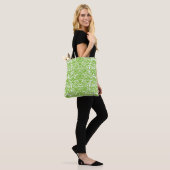 Sac à main de luxe botanique vert citron (Sur le modèle)
