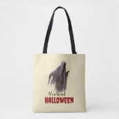 Sac à main de marché d'automne Halloween fantôme h (Devant)