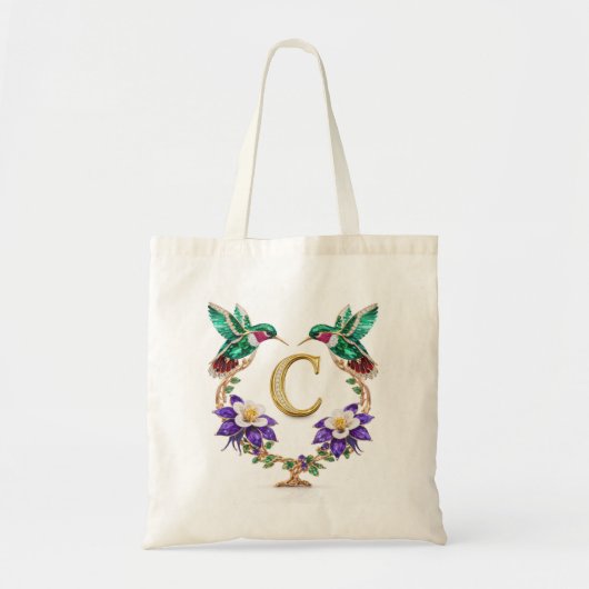 Sac à main de mariage C en forme de colibri orné d (Devant)