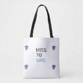 Sac à main de mariage de Mlle à Mme (Devant)