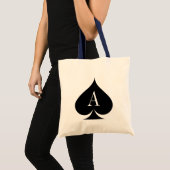 Sac à main de mariage de poker as de pique (Devant (produit))