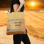 Sac à main de mariage en herbe de Pampas en terre 