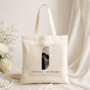 Sac à main de mariage photo d'arche élégante