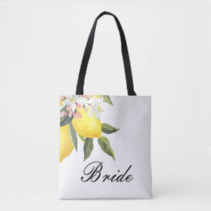 SAC À MAIN DE MARIEÉE AVEC DES CITRONS