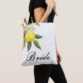 SAC À MAIN DE MARIEÉE AVEC DES CITRONS (De près)
