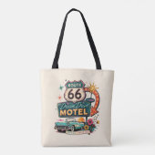 Sac à main de motel rétro milieu du siècle (Dos)