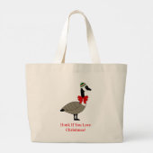 Sac à main de Noël d'oie canadienne (Dos)