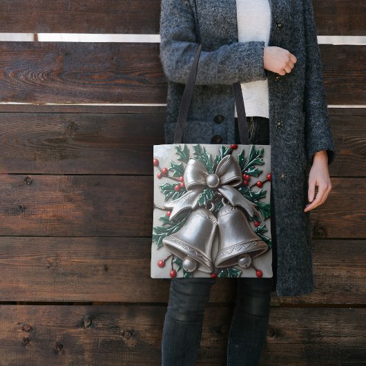 Sac à main de Noël Simply Silver Bells