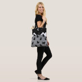 Sac à main de nuit de chat noir fantaisiste (Sur le modèle)