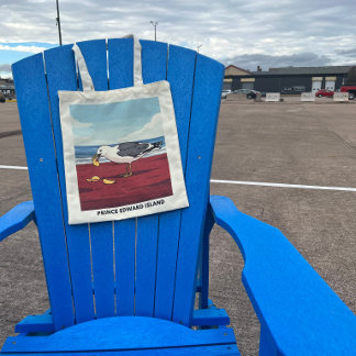 Sac à main de plage aux mouettes de l'Île-du-Princ
