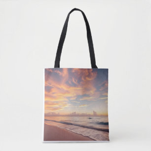 Sac à main de plage Coucher de soleil tropical