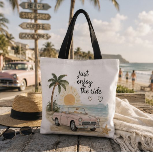 Sac à main de plage Just Enjoy The Ride