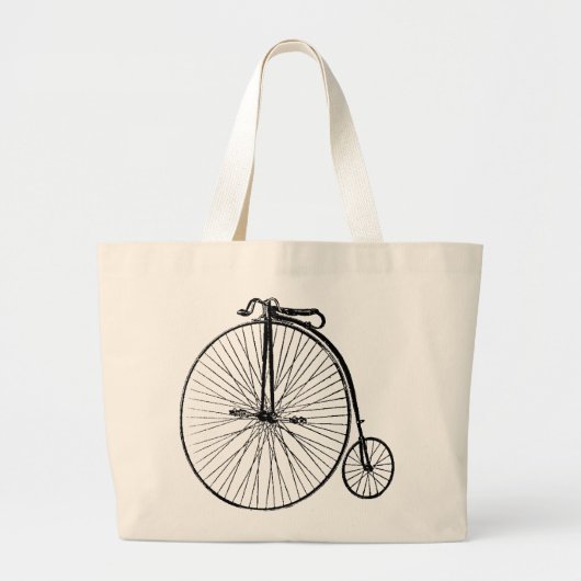 Sac à main de vélo Penny Farthing antique (Devant)