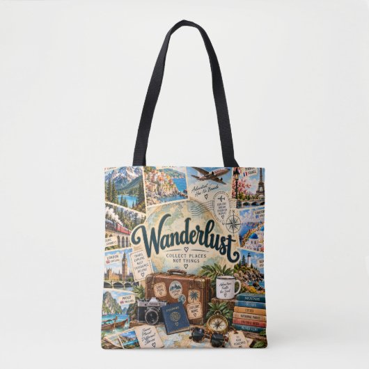 Sac à main de voyage Wanderlust (Devant)
