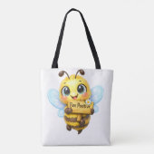 Sac à main dessin animé mignon abeille positive (Dos)