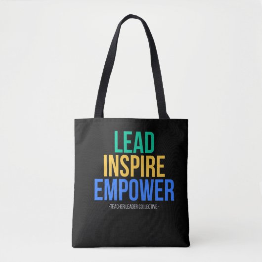 Sac à main « Diriger • Inspirer • Autonomiser » (Devant)