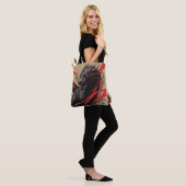 Sac à main Dragon de Crimson Power (Sur le modèle)