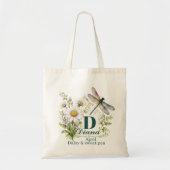 Sac à main dragonfly monogramme fleur de naissance (Devant)
