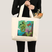 Sac à main - Dragons dans la forêt (Devant (produit))