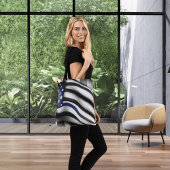 Sac à main drapeau de la ligne bleue