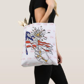 Sac à main drapeau USA (De près)