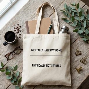 Sac à main drôle Citation de procrastination Menta