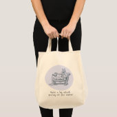 Sac à main drôle de chat du zodiaque Verseau (Devant (produit))