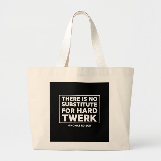 Sac à main drôle de citation de twerk dur - Thomas (Devant)