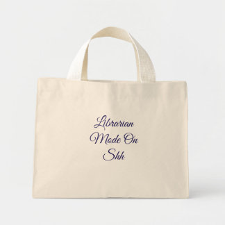 Sac à main drôle "Mode Bibliothécaire Activé" pour