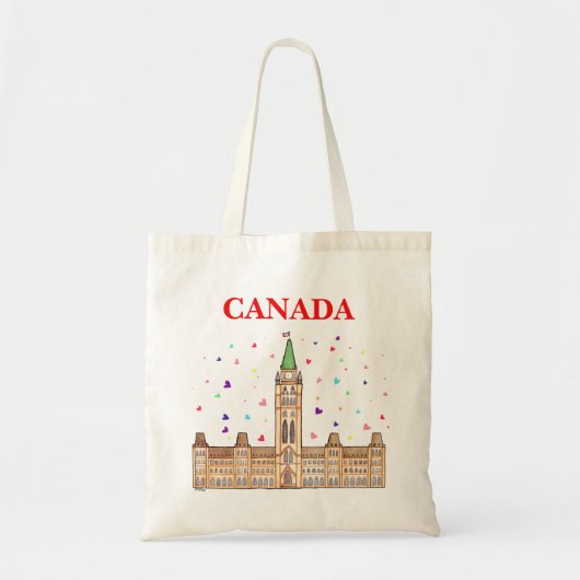 Sac à main du Canada Sac du Parlement canadien (Devant)