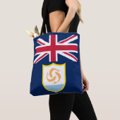 Sac à main du drapeau patriotique d'Anguilla (De près)