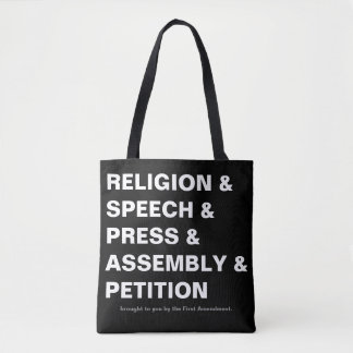 Sac à main du Premier Amendement en noir