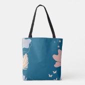 Sac à main élégant bleu boho chic pour femmes (Dos)