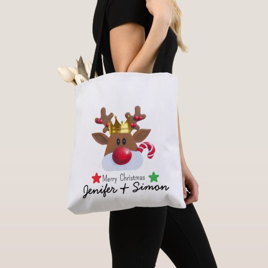 Sac à main élégant de renne de Noël (De près)