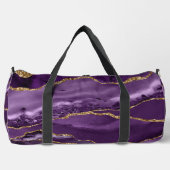 Sac à main élégant en agate dorée violette paillet (Recto)