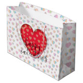 Sac à main élégant pour la Saint-Valentin avec cœu (Dos Angle)