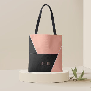 Sac à main élégant simple motif noir mignon pour f