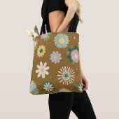 Sac à main en art floral violet doux (De près)
