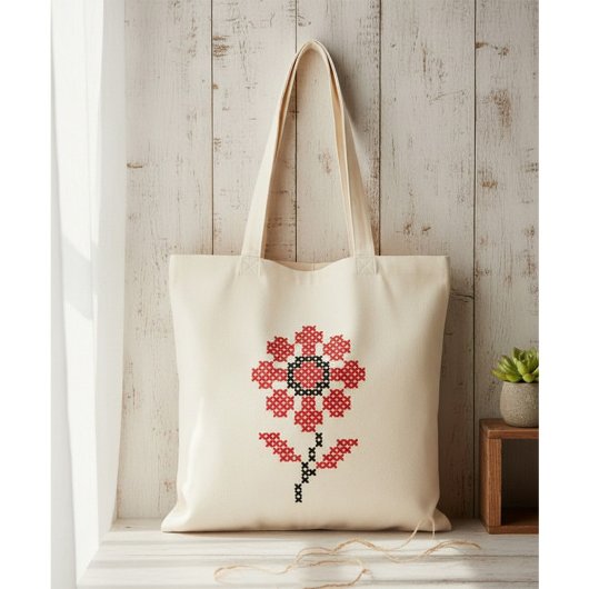 Sac à main en broderie ukrainienne fleur point de