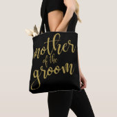 Sac à main en calligraphie dorée pour la mère du m (De près)