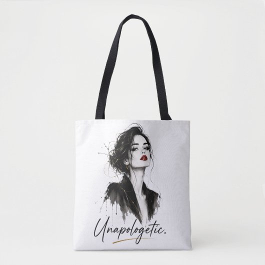 Sac à main en coton Unapologetic. Déclaration mini (Devant)