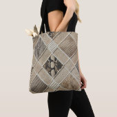 Sac à main en cuir de serpent Luxe Desert Glint (De près)