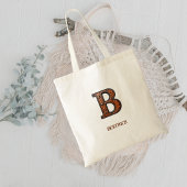 Sac à main en cuir western avec monogramme initial