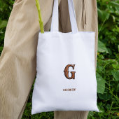 Sac à main en cuir western avec monogramme initial