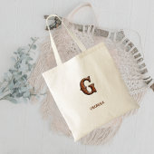 Sac à main en cuir western avec monogramme initial