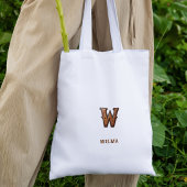 Sac à main en cuir western avec monogramme initial