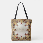 Sac à main en fleurs dorées et pierre précieuse ro (Dos)