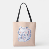 Sac à main en forme de chat mignon Kawaii Boba Bub (Dos)